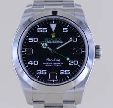 Thumbnail von Rolex Air King Oyster Perpetual Air-King black Dial Green 40mm 116900 Top 2020