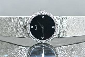 Thumbnail von Piaget Vintage rare Dress Watch | 9706 A 6 | Onyx Dial | Certificate