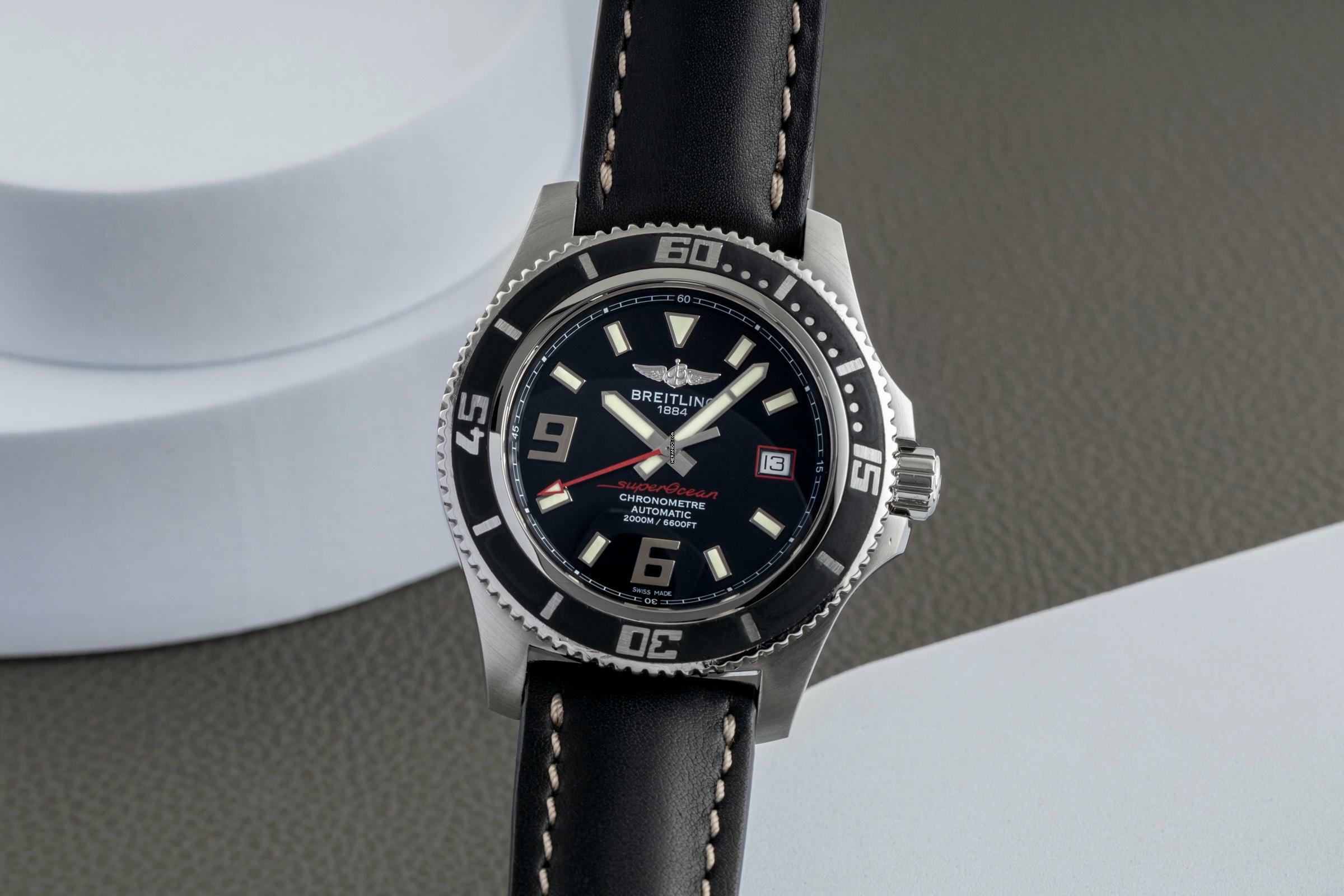 Breitling Superocean 44 Edelstahl Automatik Herrenuhr Ref. A17391  