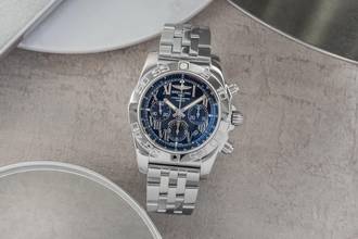 Thumbnail von Breitling Chronomat 44 Chronograph Stahl Automatik Ref. AB011012/BD89 B&P 2018