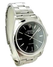 Thumbnail von Rolex Air King Schwarzes Zifferblatt Referenz 14000M