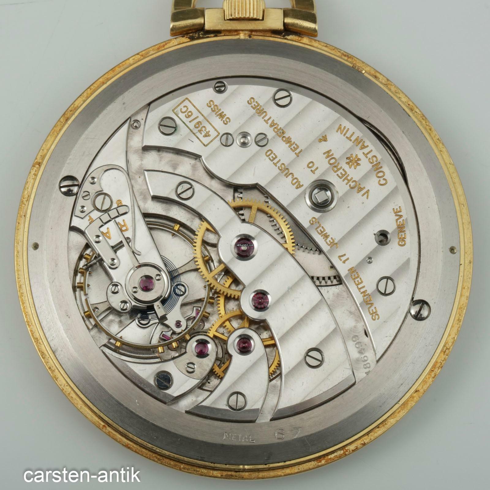 Thumbnail von Vacheron Constantin Hoch feine 18k Genfer Frackuhr markelloses zweifarbiges Zifferblatt 1950 </h1>