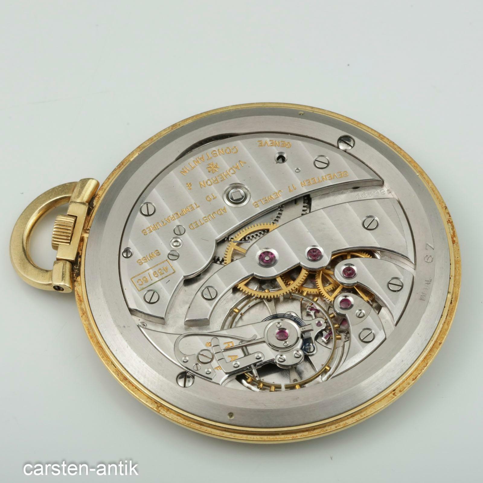 Thumbnail von Vacheron Constantin Hoch feine 18k Genfer Frackuhr markelloses zweifarbiges Zifferblatt 1950 </h1>