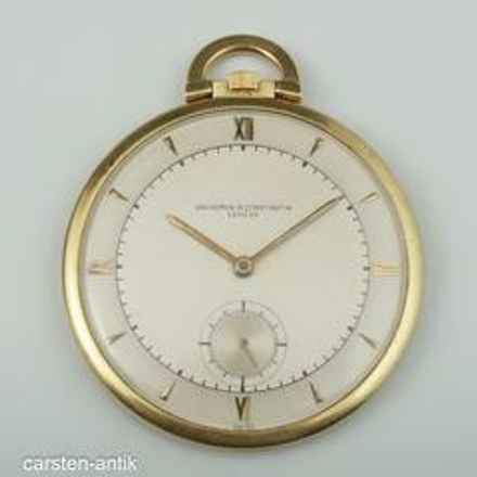  Vacheron Constantin Hoch feine 18k Genfer Frackuhr markelloses zweifarbiges Zifferblatt 1950 </h1> 