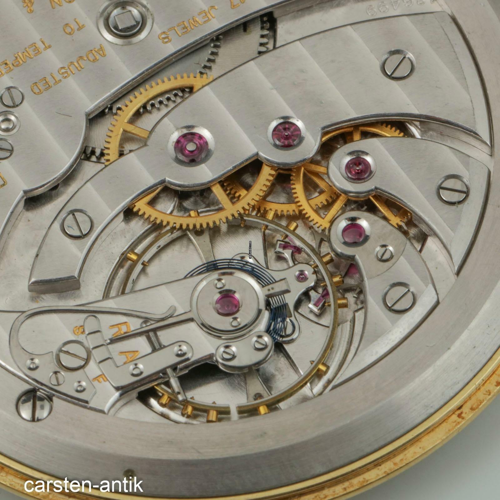 Thumbnail von Vacheron Constantin Hoch feine 18k Genfer Frackuhr markelloses zweifarbiges Zifferblatt 1950 </h1>