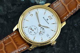 Thumbnail von Blancpain Villeret 100 hours power reserve 1106-1418-55 | Yellowgold | unpolished
