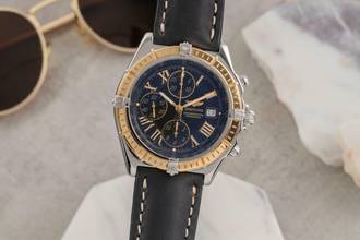 Thumbnail von Breitling Crosswind Chronograph Stahl / Gold Automatik Herrenuhr Ref. D13355