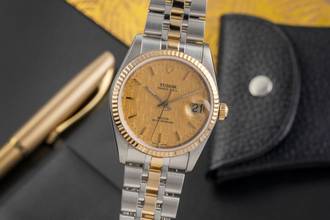 Thumbnail von Tudor Prince Date Stahl / Gold Linen Dial Automatik Ref. 74033 Papiere