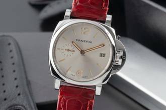 Thumbnail von Panerai Luminor Due Edelstahl Automatik Damenuhr Ref. PAM01248