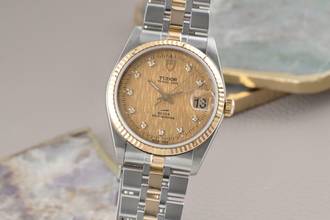 Thumbnail von Tudor Prince Date Stahl / Gold Automatik Diamanten Ref. 74033 Klassiker