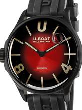 Thumbnail von U-Boat 9501 Darkmoon Red PVD Soleil Herrenuhr 40mm 5ATM