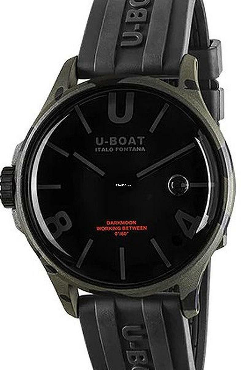  U-Boat 9552 Darkmoon Grey Camouflage Herrenuhr 40mm 5ATM 