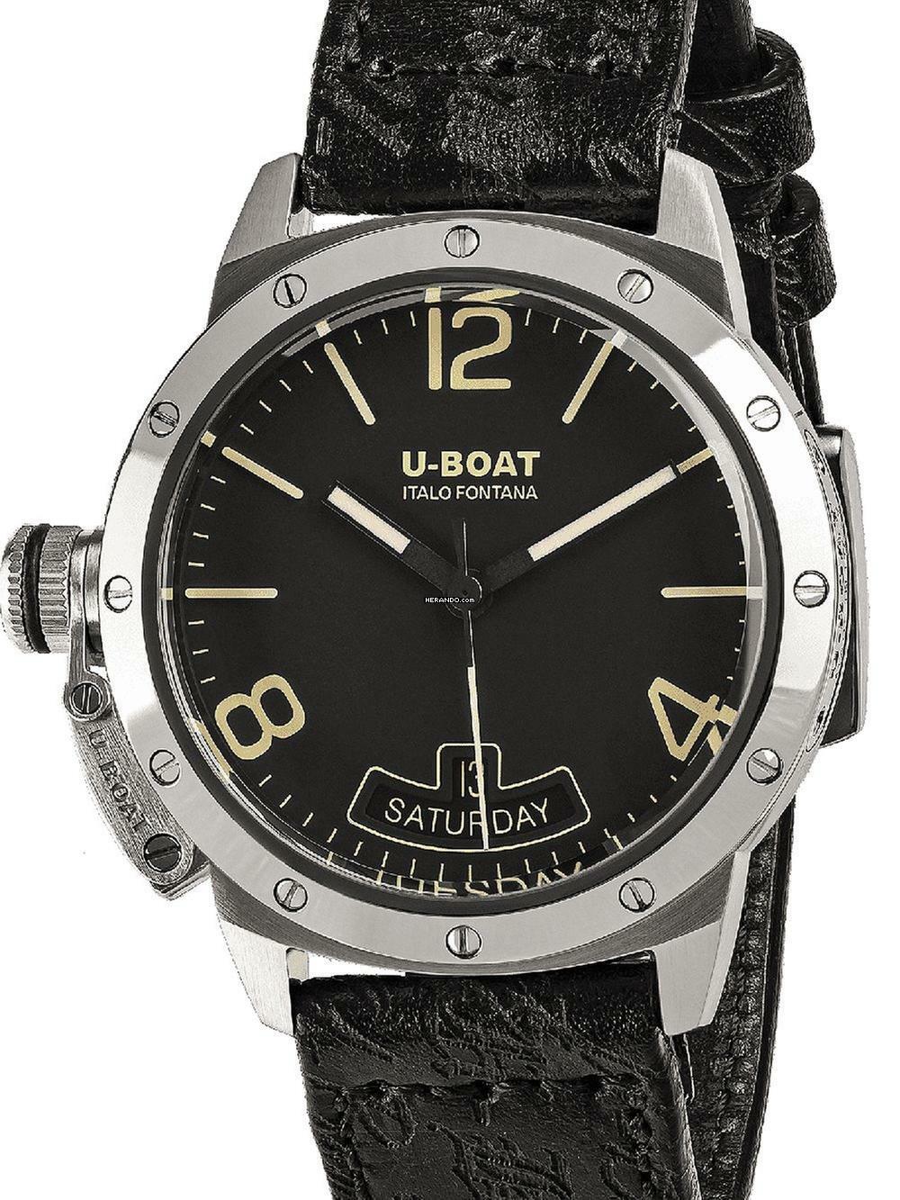  U-Boat Classico 8890 Classico Vintage Automatik Herrenuhr 40mm 10ATM 