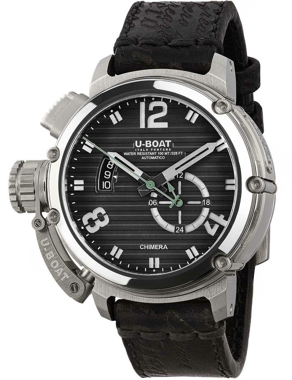  U-Boat Chimera 9605 Herrenuhr Chimera 46mm SS schwarz Automatik 10ATM 