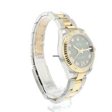 Thumbnail von Rolex Lady-Datejust 31 Steel Gold Fluted Green Roman Diamond Dial