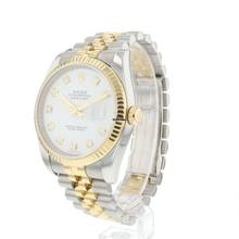 Thumbnail von Rolex Datejust 36 Steel Gold Jubilee Fluted White Diamond Dial </h1>