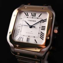 Thumbnail von Cartier Santos De Cartier Large Steel Gold