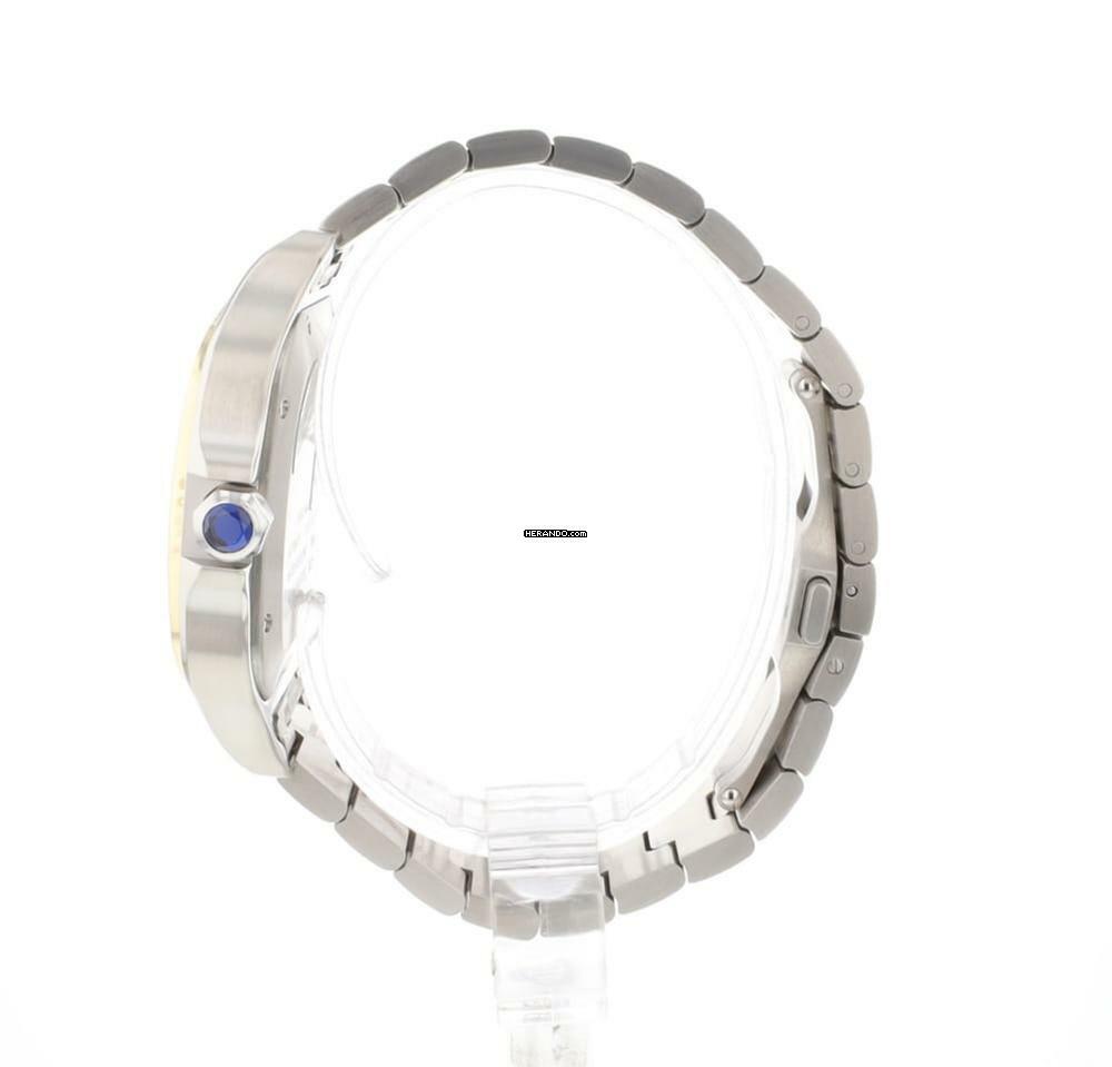  Cartier Santos De Cartier Large Steel Gold 