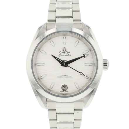  Omega Seamaster Aqua Terra 150M 34 Steel Silver Waves Dial </h1> 