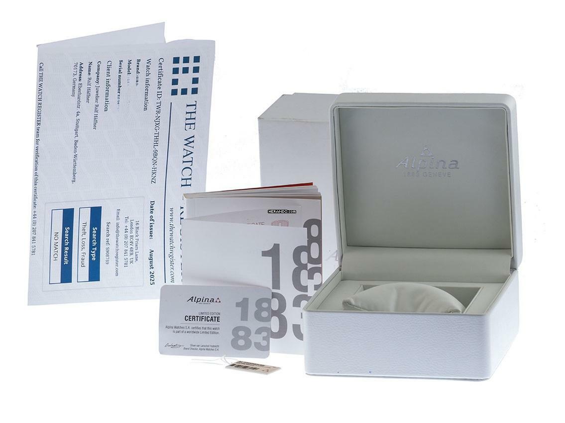  Alpina Comtesse Sport Quartz Rainbow Ref.AL-235NRB3C6B 2025 Full Set Ungetragen  