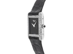 Thumbnail von Chopard Classic Tank Ref.5054 1980 original Box sehr gut Vintage </h1>