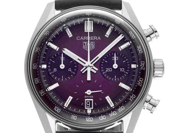  TAG Heuer Carrera Chronograph Ref.CBS2219.FC6607 2025 Full Set Ungetragen 