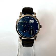 Thumbnail von A. Lange & Söhne Lange 1 very rare BLUE DIAL 101.027 </h1>
