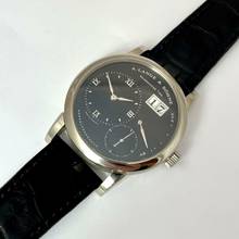 Thumbnail von A. Lange & Söhne Lange 1 very rare BLUE DIAL 101.027 </h1>
