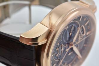 Thumbnail von Omega De Ville Co-Axial GMT Chronograph 18k Rose Gold 42253445213001 </h1>
