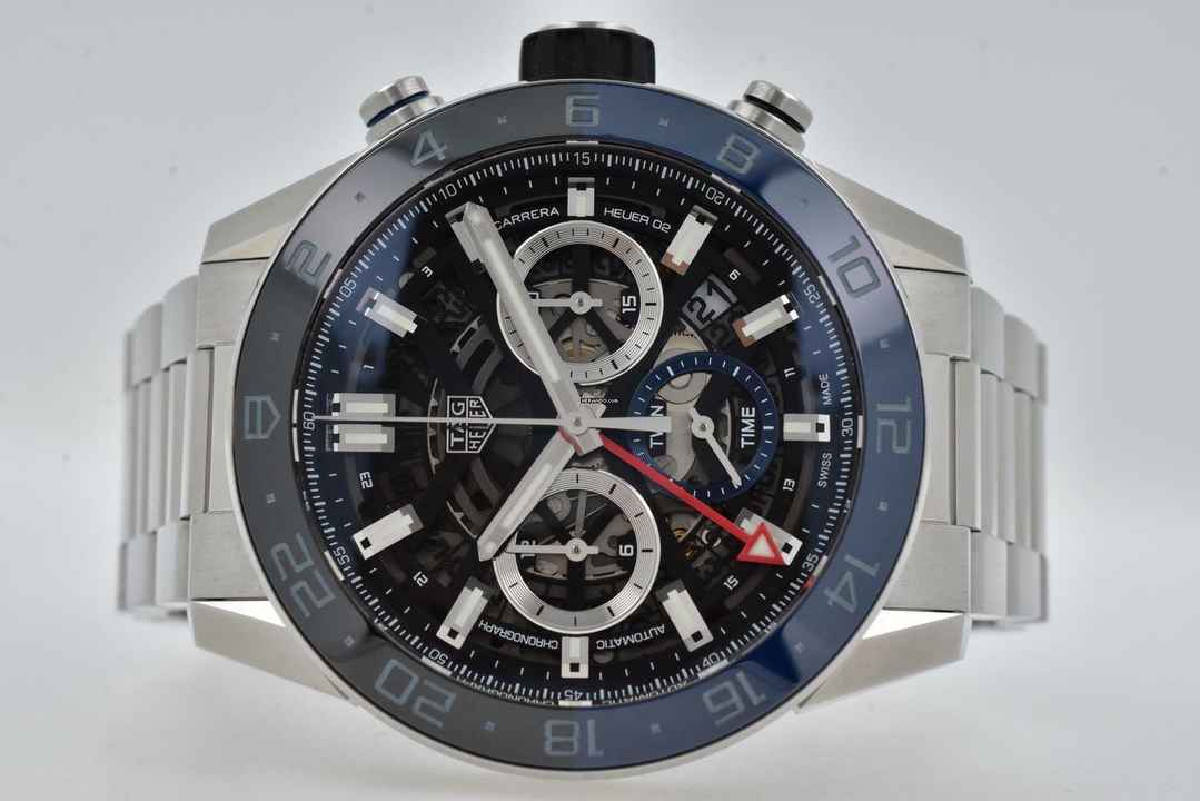  TAG Heuer Carrera 02 Chronograph GMT Batman CBG2A1Z.BA0658 </h1> 