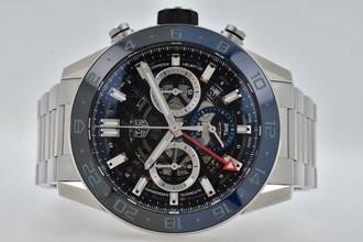 Thumbnail von TAG Heuer Carrera 02 Chronograph GMT Batman CBG2A1Z.BA0658 </h1>