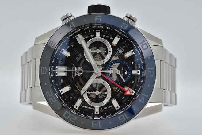  TAG Heuer Carrera 02 Chronograph GMT Batman CBG2A1Z.BA0658 </h1> 