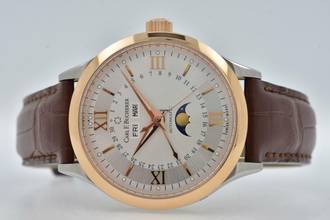 Thumbnail von Carl F. Bucherer Manero Calendar Moonphase Day Date 18k Steel Gold 00.10909.07.15.01 </h1>