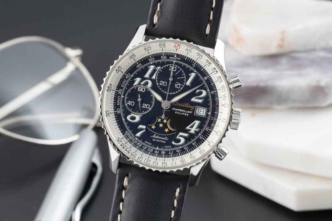  Breitling Montbrillant Eclipse Chronograph Automatik Stahl Herrenuhr Ref. A43030 
