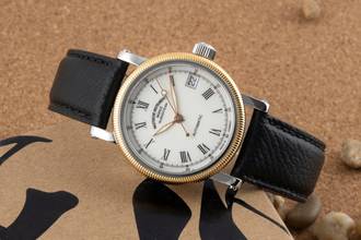 Thumbnail von Mühle Glashütte Medium II Stahl / Gold Automatik Datum Herrenuhr Ref. M1-31-70