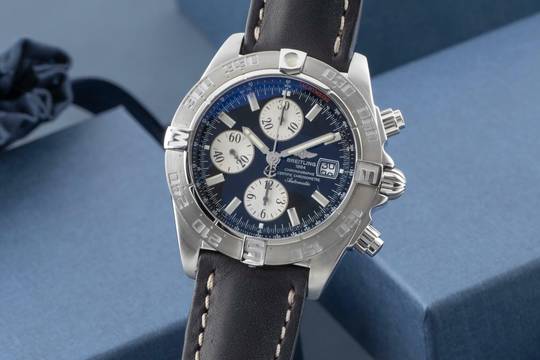  Breitling Galactic Chronograph Automatik Datum Edelstahl Herrenuhr Ref. A13364  