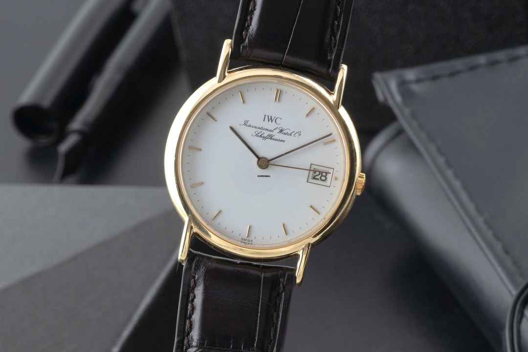  IWC Portofino 18k (0,750) Gold Quarz Damenuhr Ref. 3332 Klassiker  