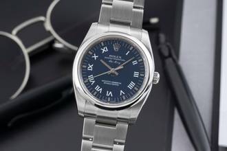 Thumbnail von Rolex Air King Automatik Roman Dial Stahl Herrenuhr Oyster Perpetual 114200