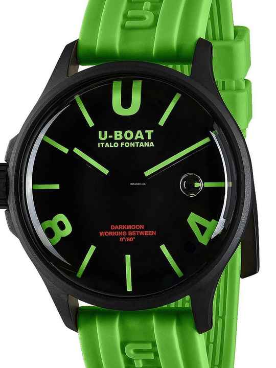  U-Boat 9534/A Darkmoon Green IPB Herrenuhr 44mm 5ATM 