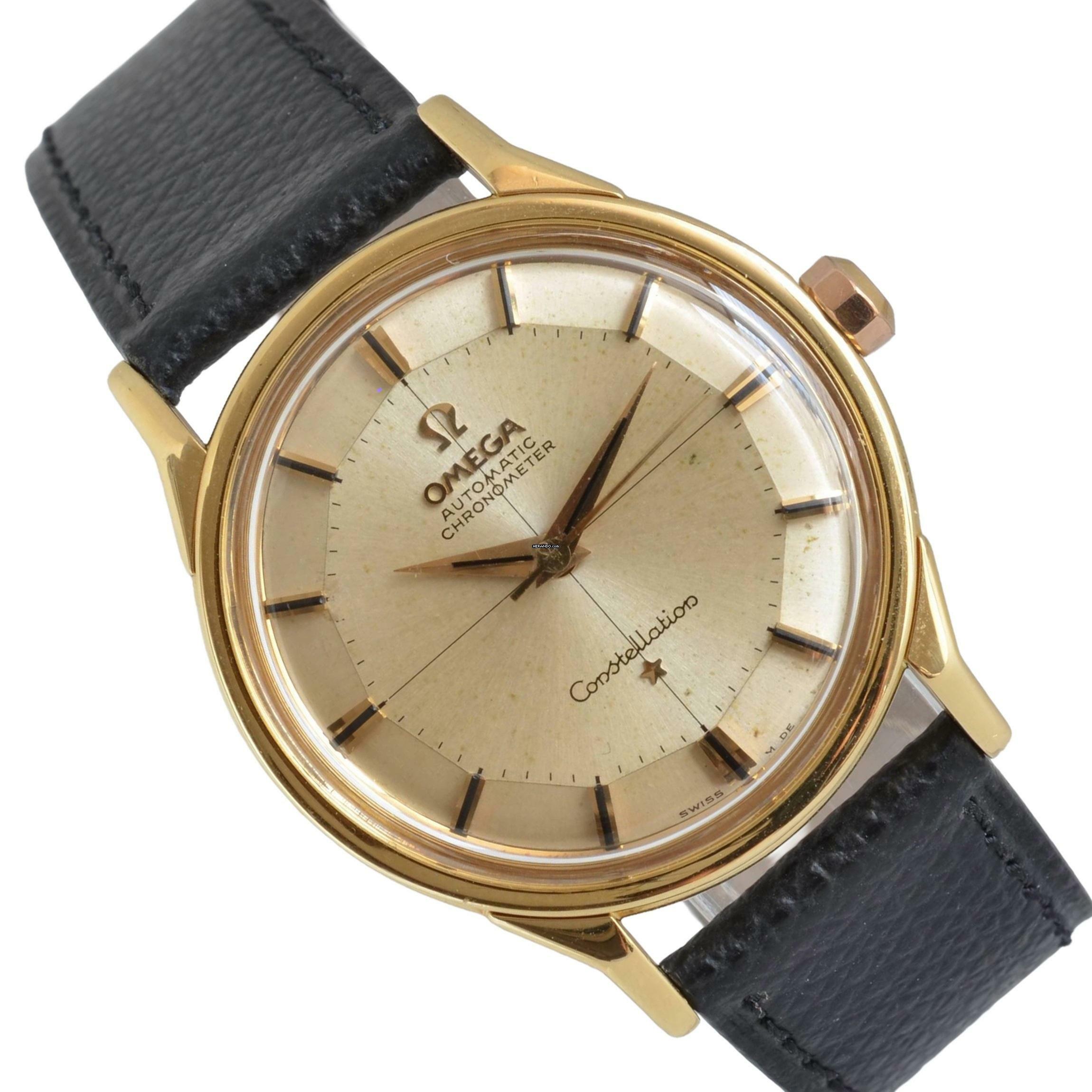  Omega Constellation 167.005/6 SC-62 - 167.005 Constellation Pie Pan automatic yellow gold 18KT 1963  