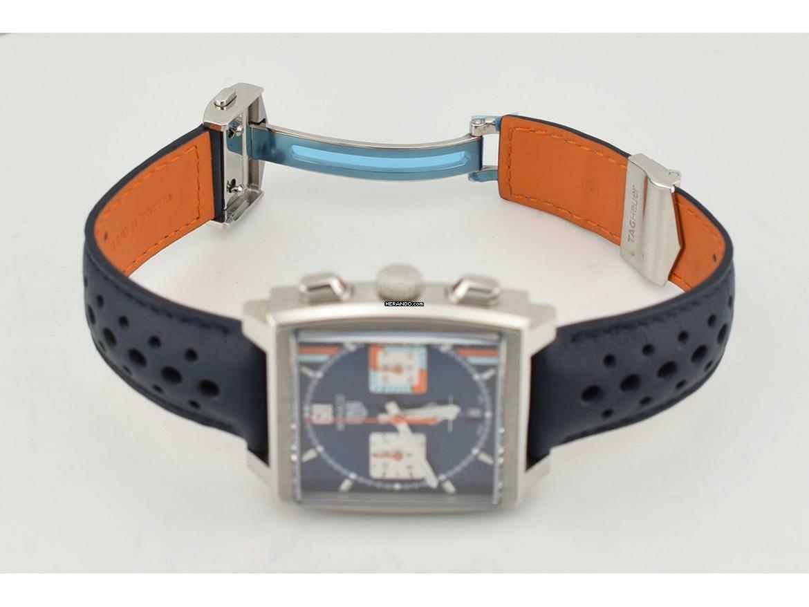 Thumbnail von TAG Heuer Monaco Chronograph X Gulf Like New Stickers