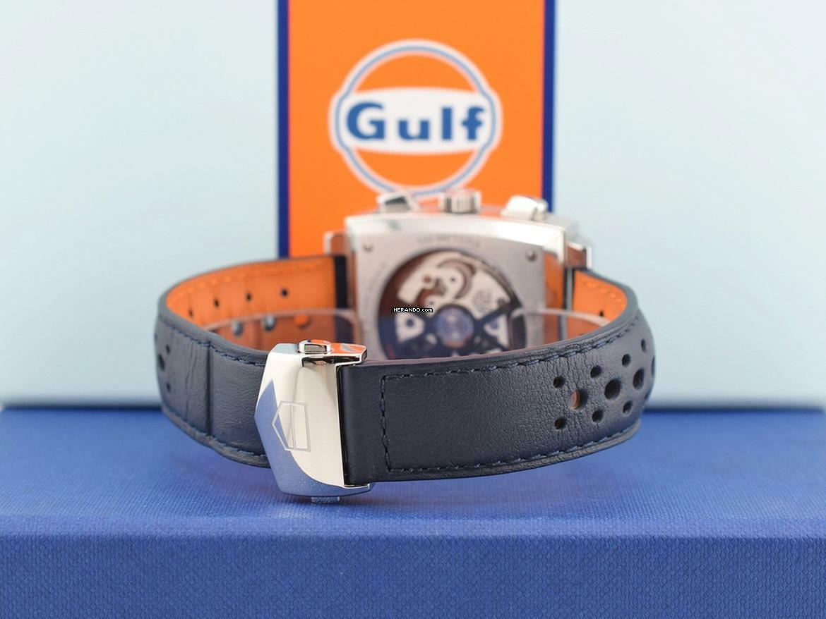 Thumbnail von TAG Heuer Monaco Chronograph X Gulf Like New Stickers