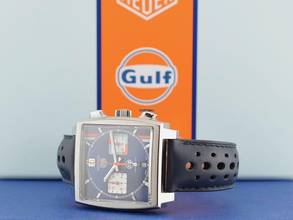 Thumbnail von TAG Heuer Monaco Chronograph X Gulf Like New Stickers