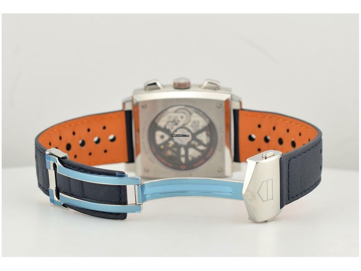 Thumbnail von TAG Heuer Monaco Chronograph X Gulf Like New Stickers