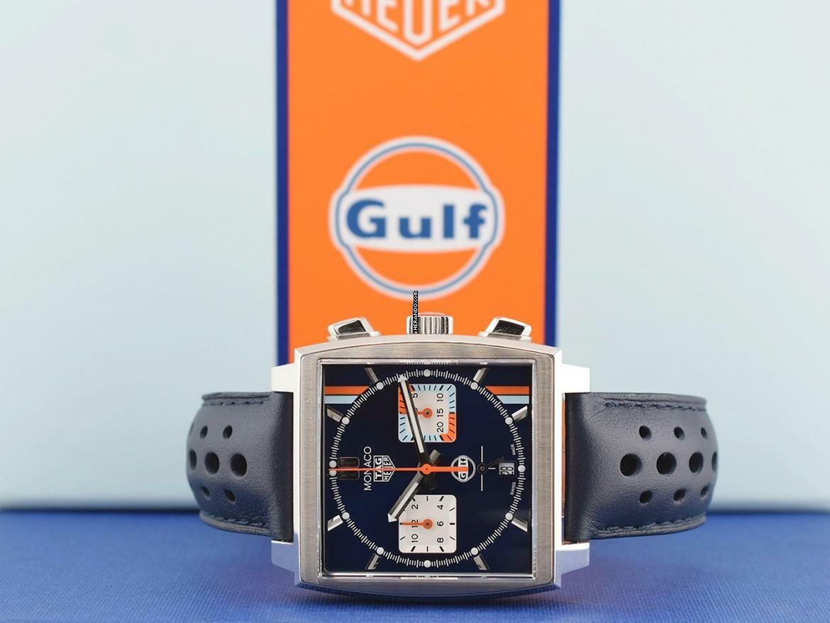 Thumbnail von TAG Heuer Monaco Chronograph X Gulf Like New Stickers