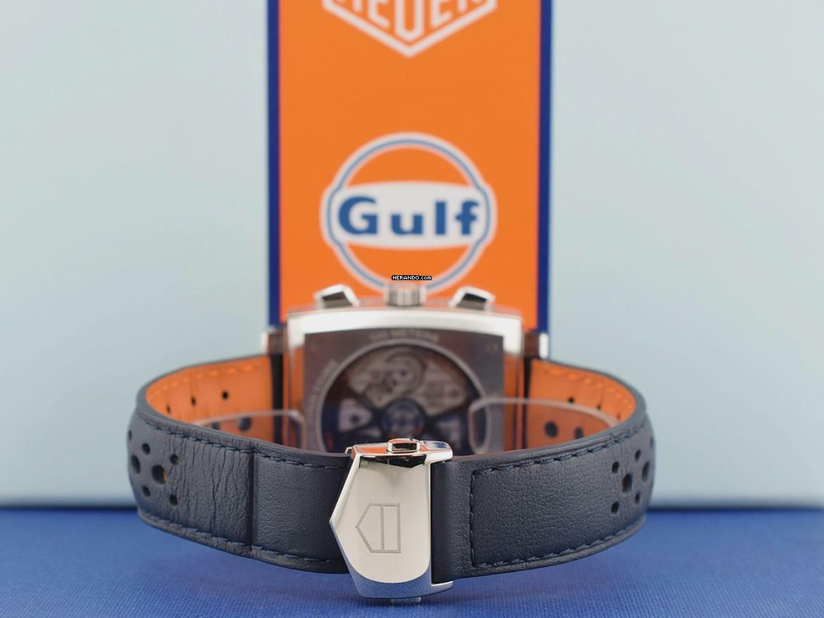 Thumbnail von TAG Heuer Monaco Chronograph X Gulf Like New Stickers