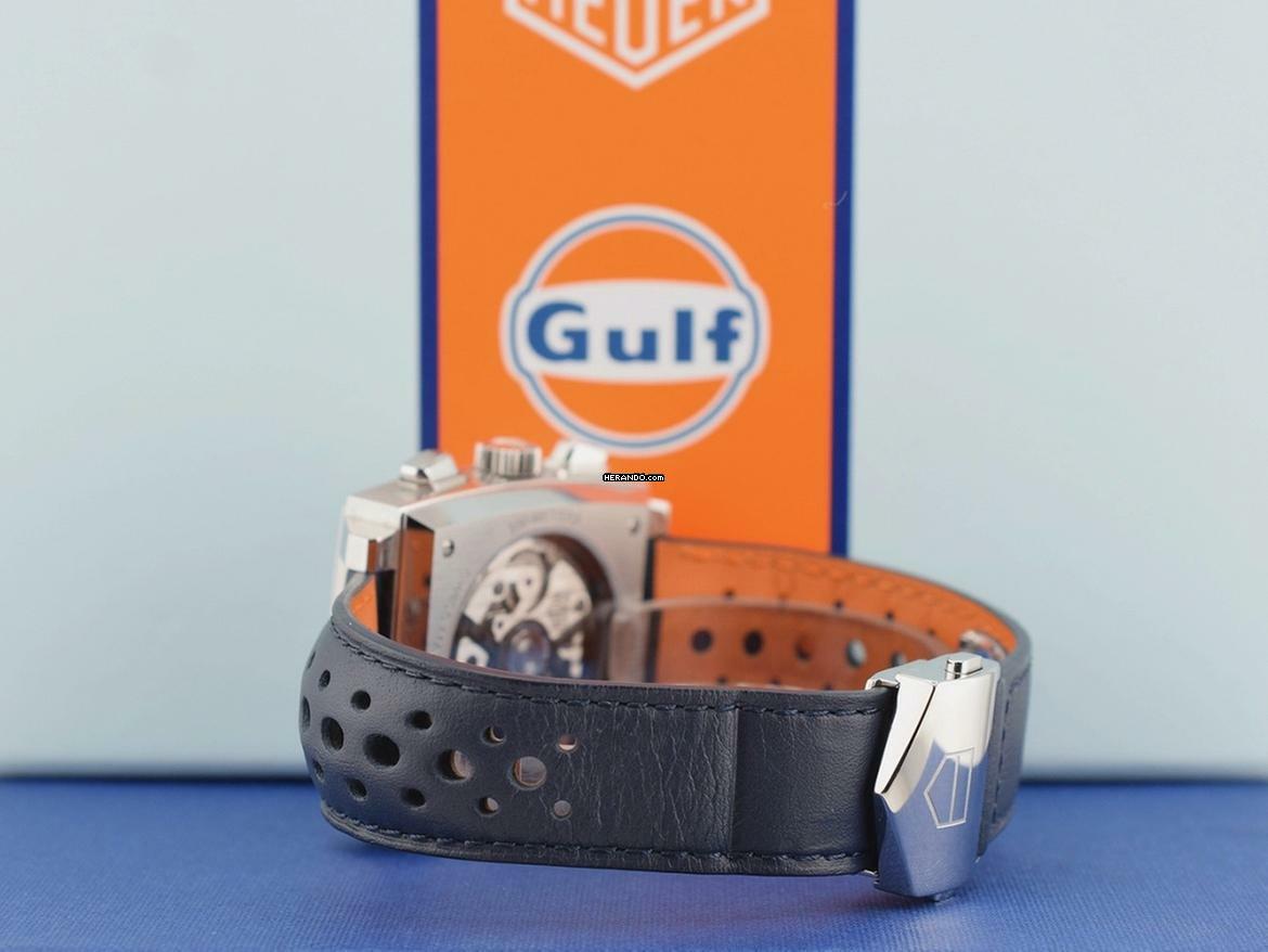 Thumbnail von TAG Heuer Monaco Chronograph X Gulf Like New Stickers