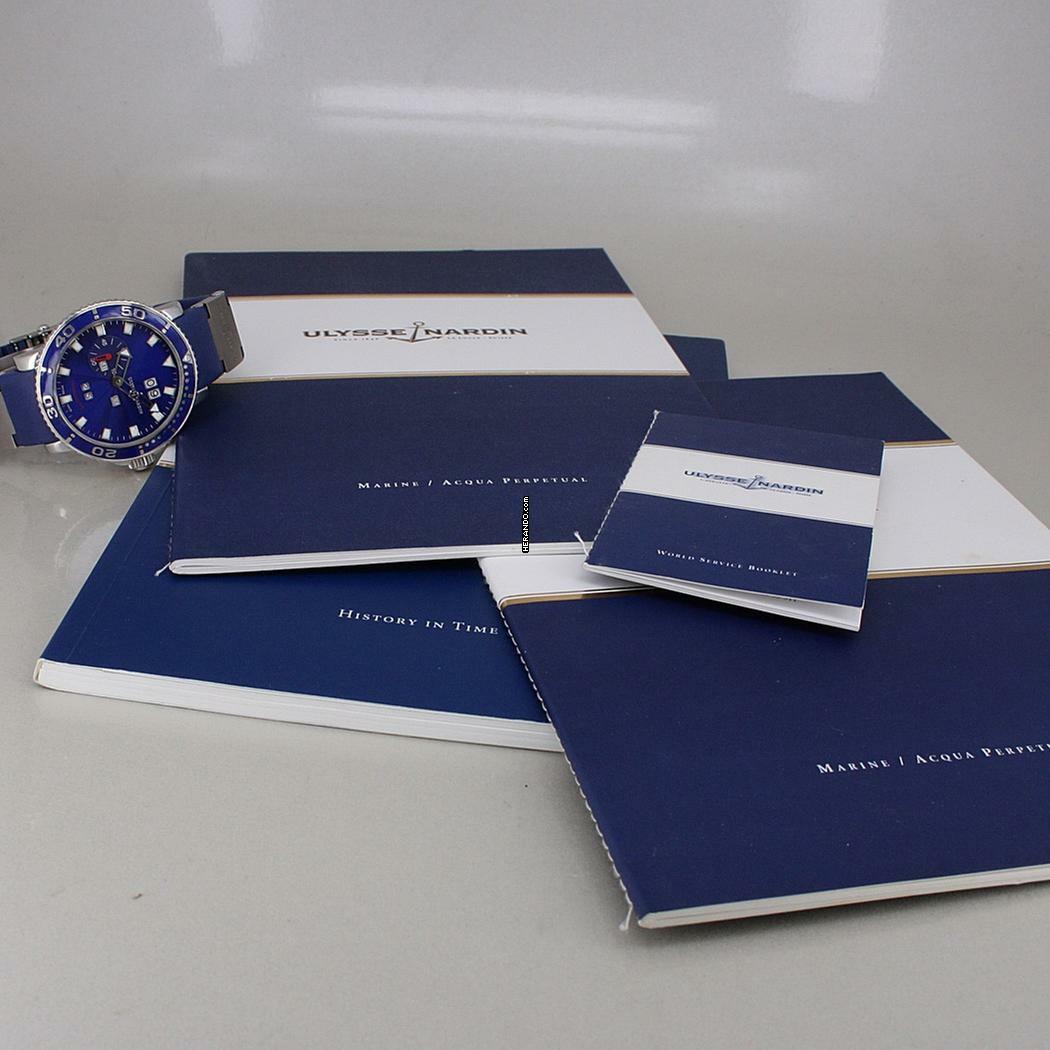 Thumbnail von Ulysse Nardin Marine Aqua Perpetual Limited Edition (500 StücK) Ewiger Kalender Full Set </h1>