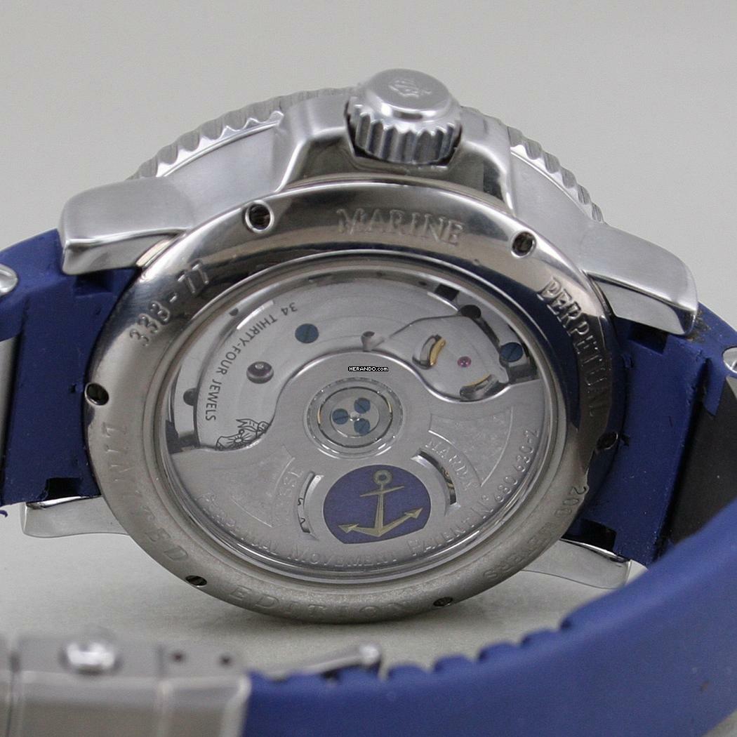 Thumbnail von Ulysse Nardin Marine Aqua Perpetual Limited Edition (500 StücK) Ewiger Kalender Full Set </h1>