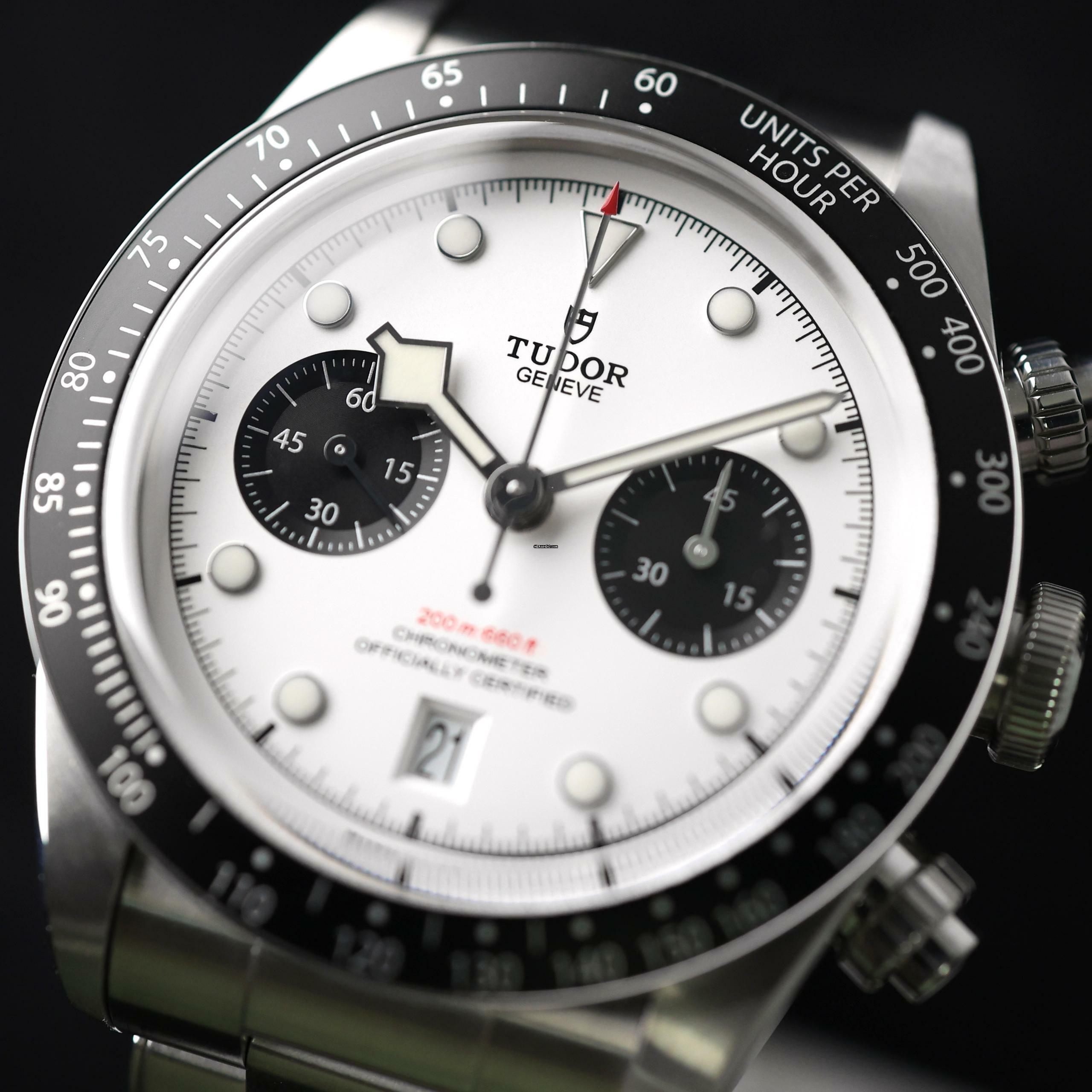Thumbnail von Tudor Black Bay Chrono White Dial </h1>